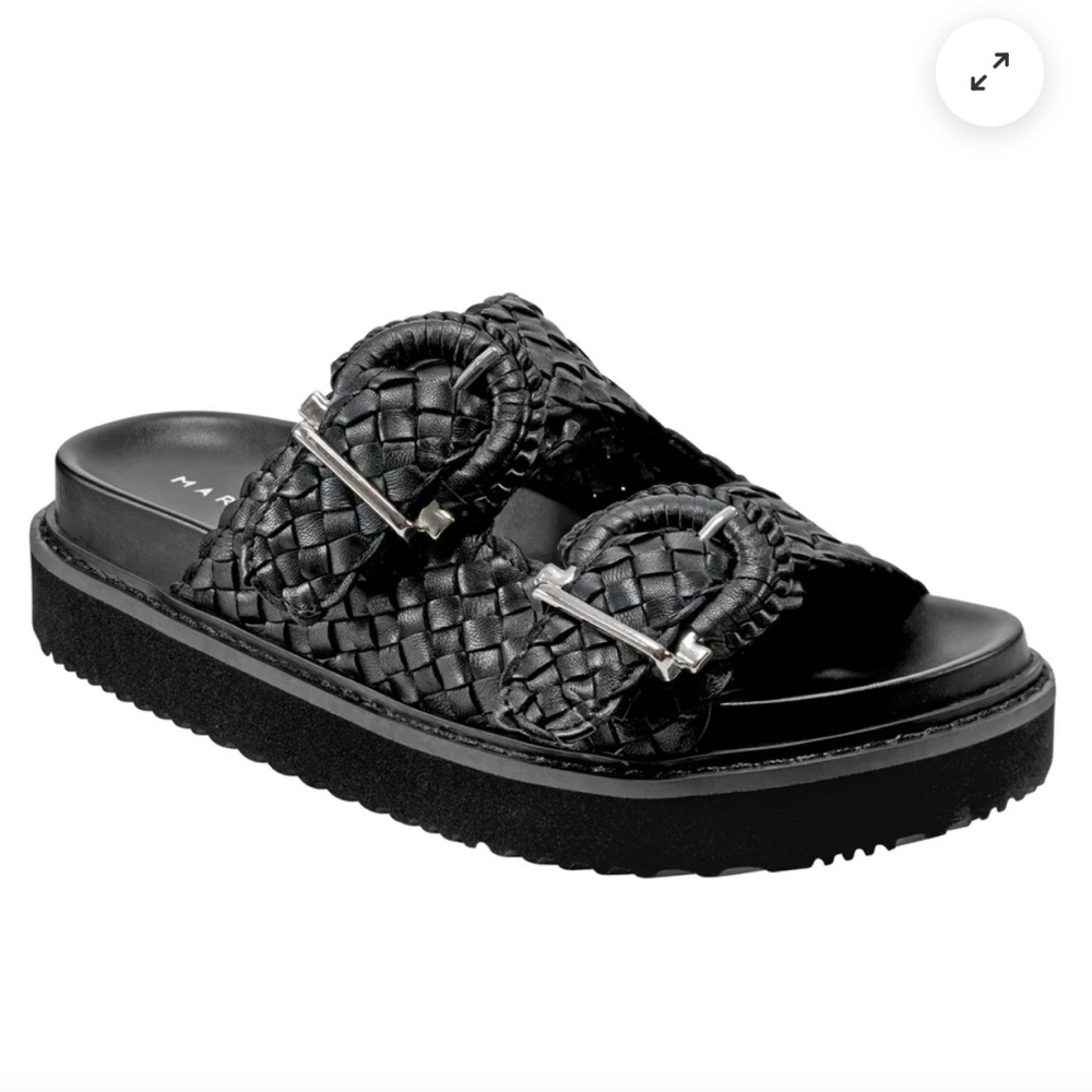 Marc Fisher AUGGIE WOVEN FOOTBED SANDAL - Picture 2 of 5